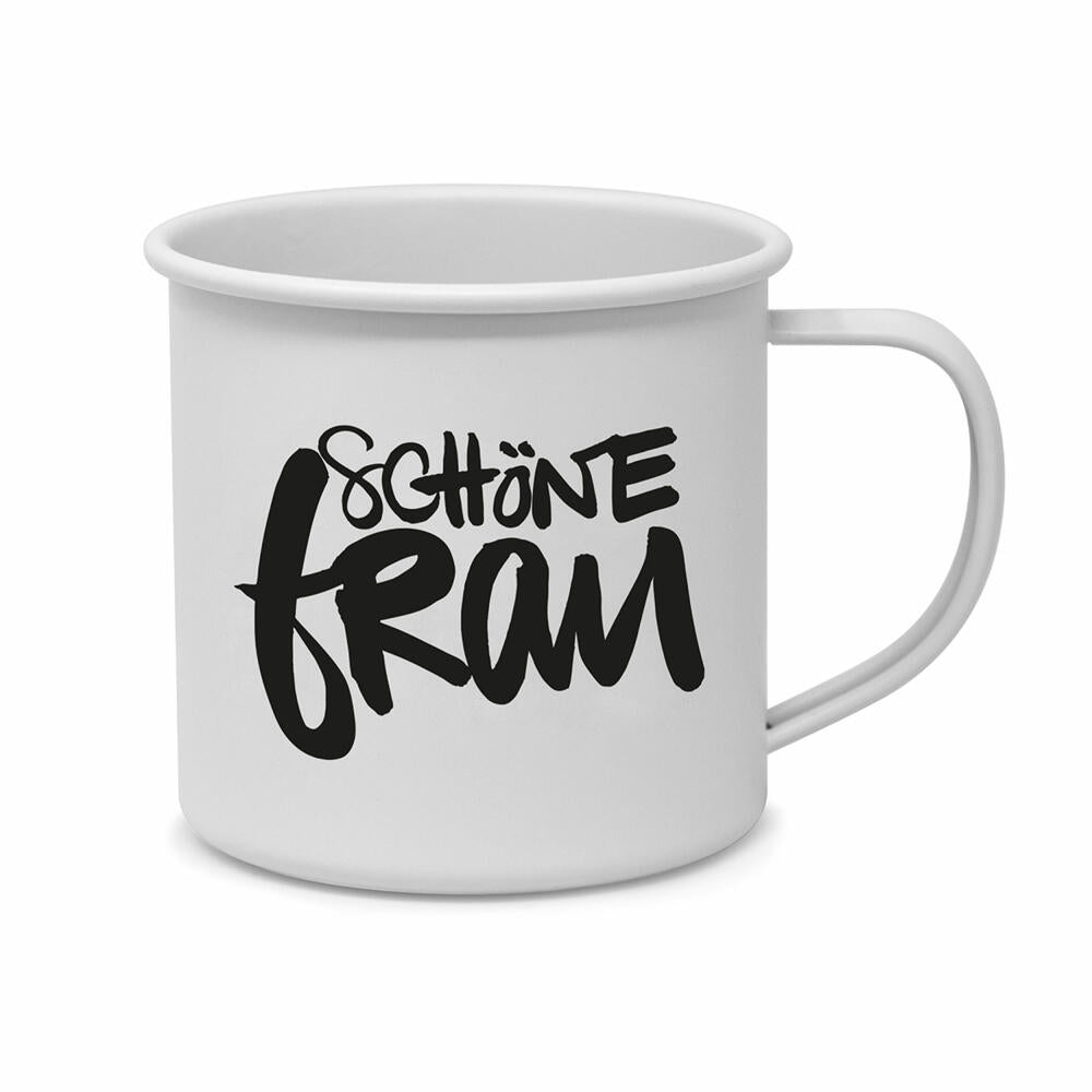 PPD Beautiful Woman Metal Mug D@H, Mug, Coffee Mug, Cup, Metal, 350 ml, 581101942