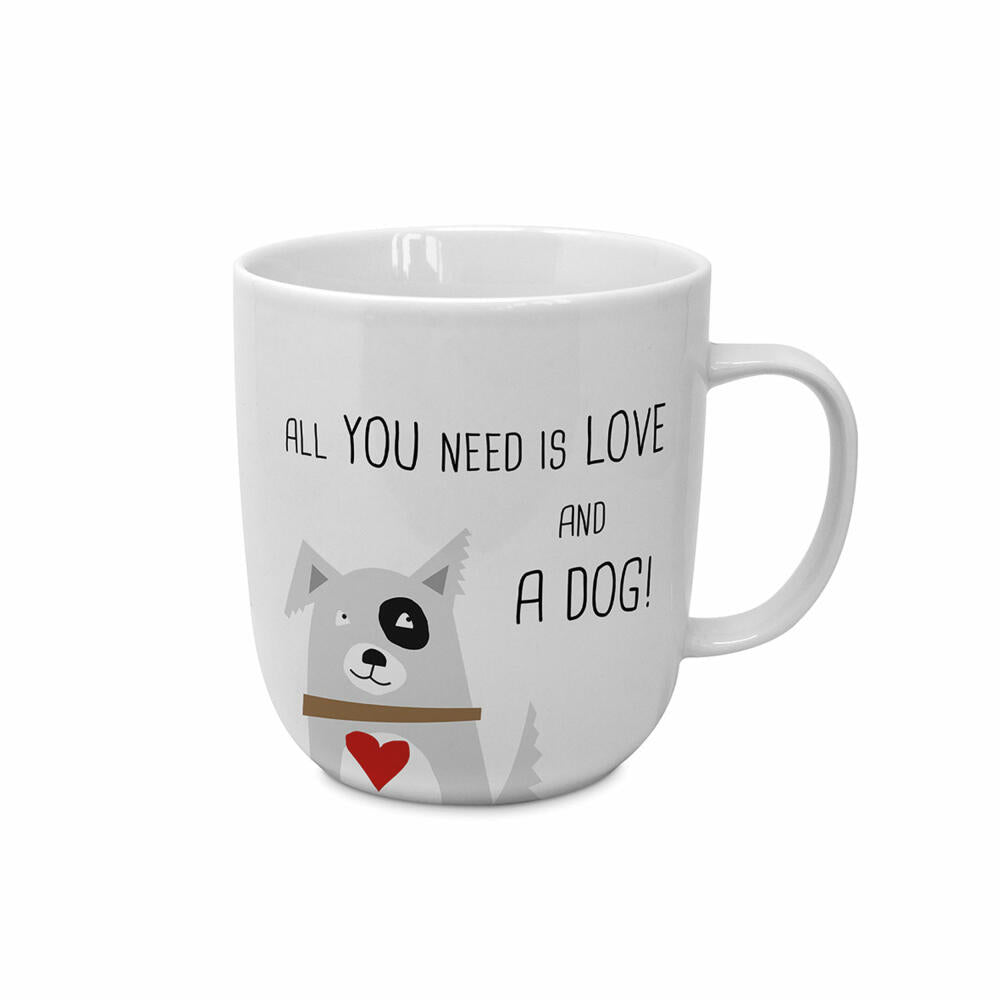PPD Love and Dog Single Mug, Cup, Teacup, Coffee Cup, Coffee Mug, New Bone China, 400 ml, 164101782