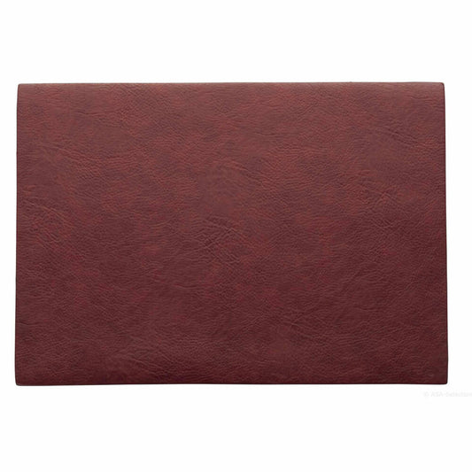 ASA Selection vegan leather placemat Rosewood, placemat, placemat, coaster, PU leather look, red, 78301076