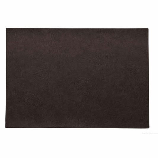 ASA Selection vegan leather placemat Black Coffee, placemat, placemat, coaster, PU leather look, brown, 78304076