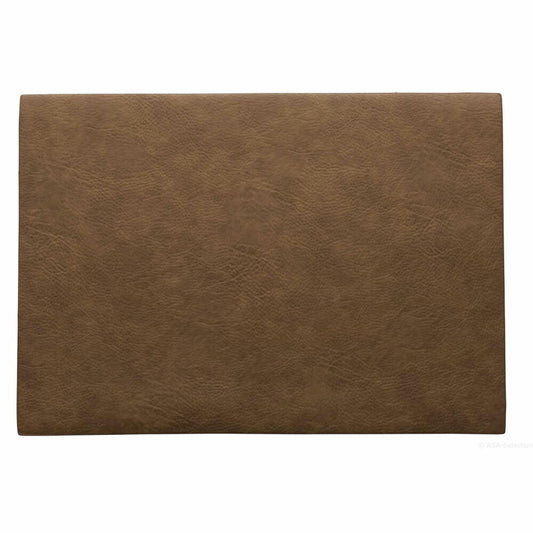 ASA Selection vegan leather placemat Toffee, placemat, placemat, coaster, PU leather look, brown, 78307076