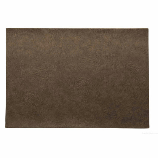 ASA Selection vegan leather placemat Nougat, placemat, placemat, coaster, PU leather look, brown, 78308076