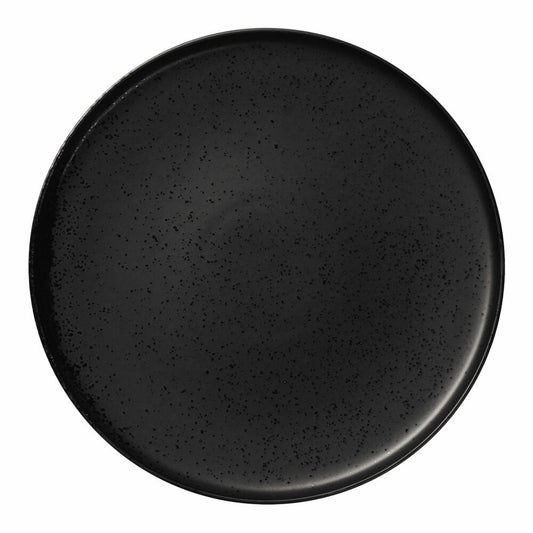 ASA Selection coppatea dessert plate kuro, cake plate, dinner plate, plate, porcelain, black matt, D 21 cm, 19140190