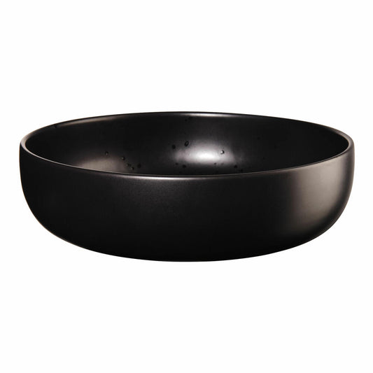 ASA Selection coppatea salad bowl kuro, bowl, stoneware, matt black, D 27.5 cm, 19272190