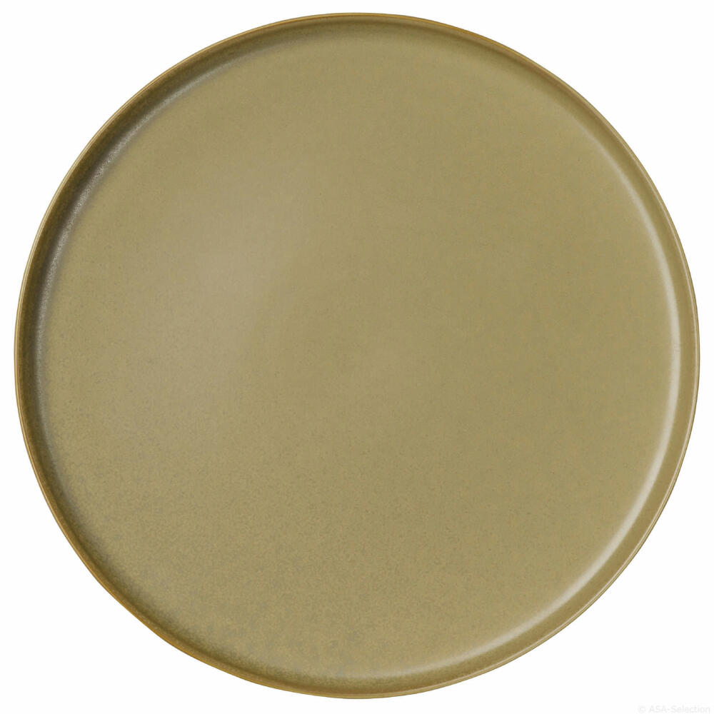 ASA Selection coppa miso Dessertteller, Dessert Teller, Kuchenteller, Steinzeug, Gelb, Ø 21 cm, 19140194