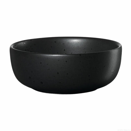 ASA Selection coppa kuro small bowl, bowl, porcelain, black matt, Ø 7.5 cm, 19301190