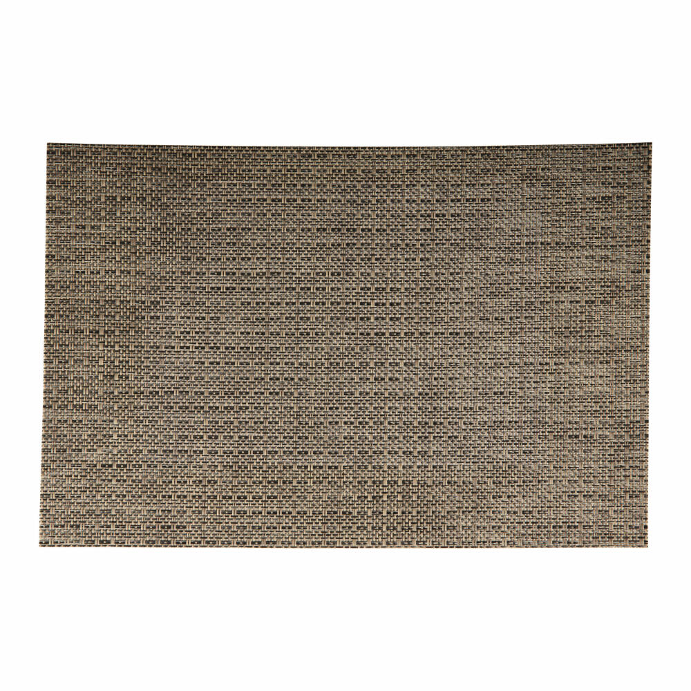 ASA Selection PVC Placemats Tischset, Platzmatte, Platzdeckchen, PVC, Schwarz / Natur, 33 x 46 cm, 78016076
