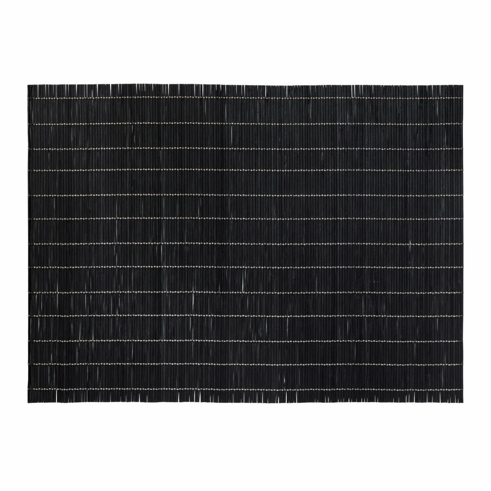 ASA Selection table set Black, place mat, bamboo, matt black, 46 x 33 cm, 78006420