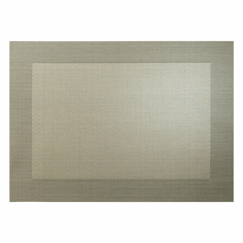 ASA Selection PVC Tischset mit Gewebtem Rand, Platzdeckchen, Platzset, PVC, Bronze, B 33 cm, 78090076