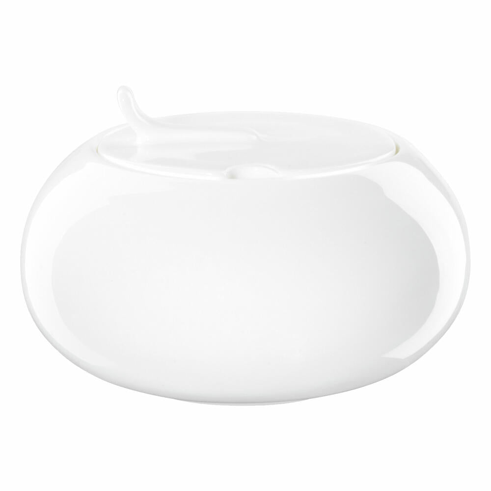 ASA Selection à table sugar bowl, sugar bowl, fine bone china, warm white, 150 ml, 2019013