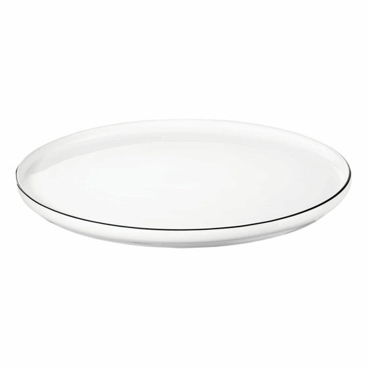 ASA Selection Ocoligne bread plate with black rim, plate, porcelain, beige, 14.5 cm, 2031113