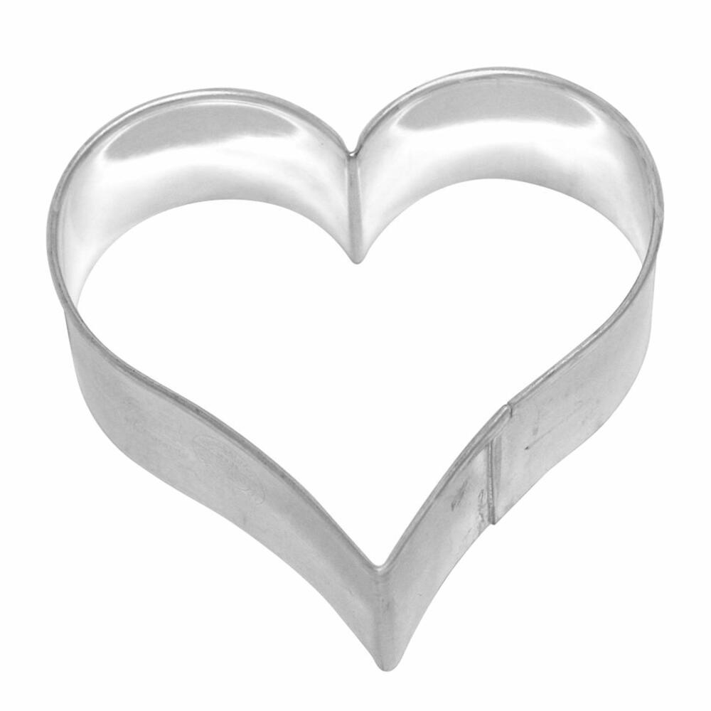 Birkmann gingerbread cookie cutter heart, cookie cutter, cookie mold, biscuit, cookies, stainless steel, 9 cm, 143760