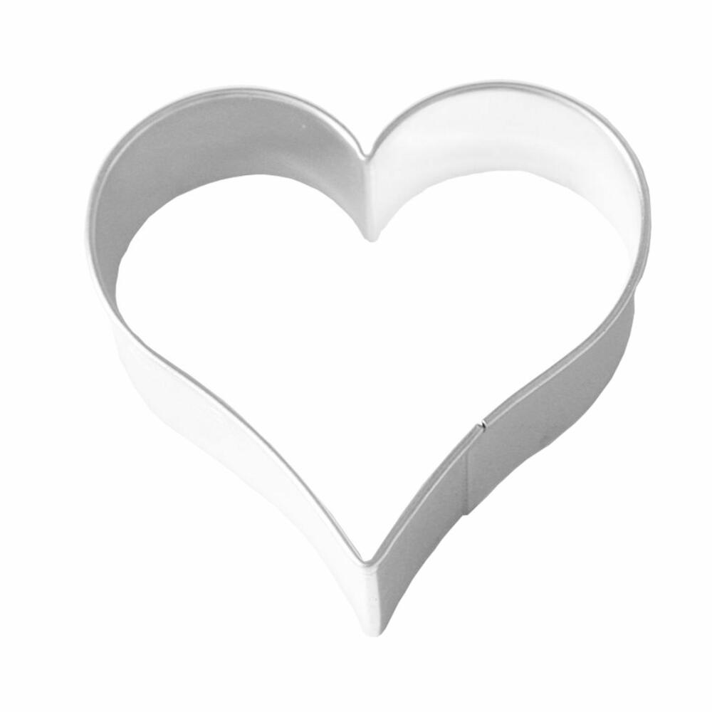 Birkmann gingerbread cookie cutter heart, cookie cutter, cookie mold, biscuit, cookies, stainless steel, 12 cm, 143791