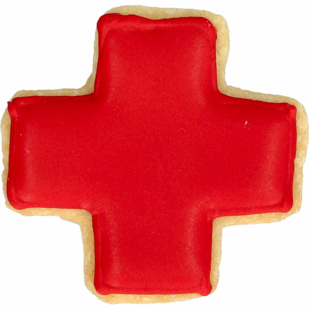 Birkmann Mini-Ausstechform Kreuz, Ausstecher, Plätzchenform, Keks, Plätzchen, Edelstahl, 2.5 cm, 152519