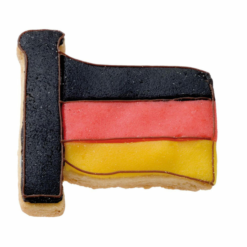 Birkmann Ausstechform Flagge, Ausstecher, Plätzchenform, Keks, Plätzchen, Edelstahl, 6.5 cm, 192508