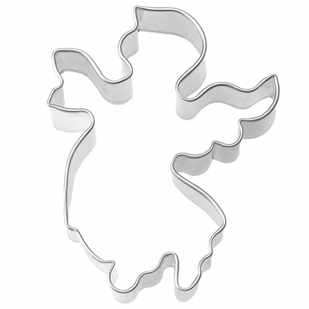 Birkmann Ausstechform Engel, Ausstecher, Plätzchenform, Keks, Plätzchen, Edelstahl, 7.5 cm, 192928