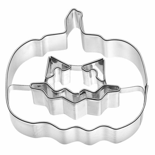 Birkmann Ausstechform Kürbis, Ausstecher, Plätzchenform, Keks, Plätzchen, Edelstahl, 7 cm, 192942