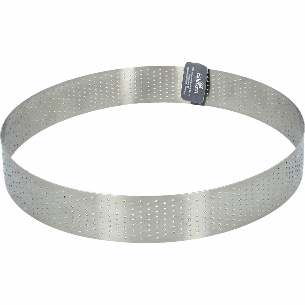 Birkmann Premium Baking Back- und Tortenring, Backring, Backform, Perforiert, Edelstahl, Ø 26 cm, 265981