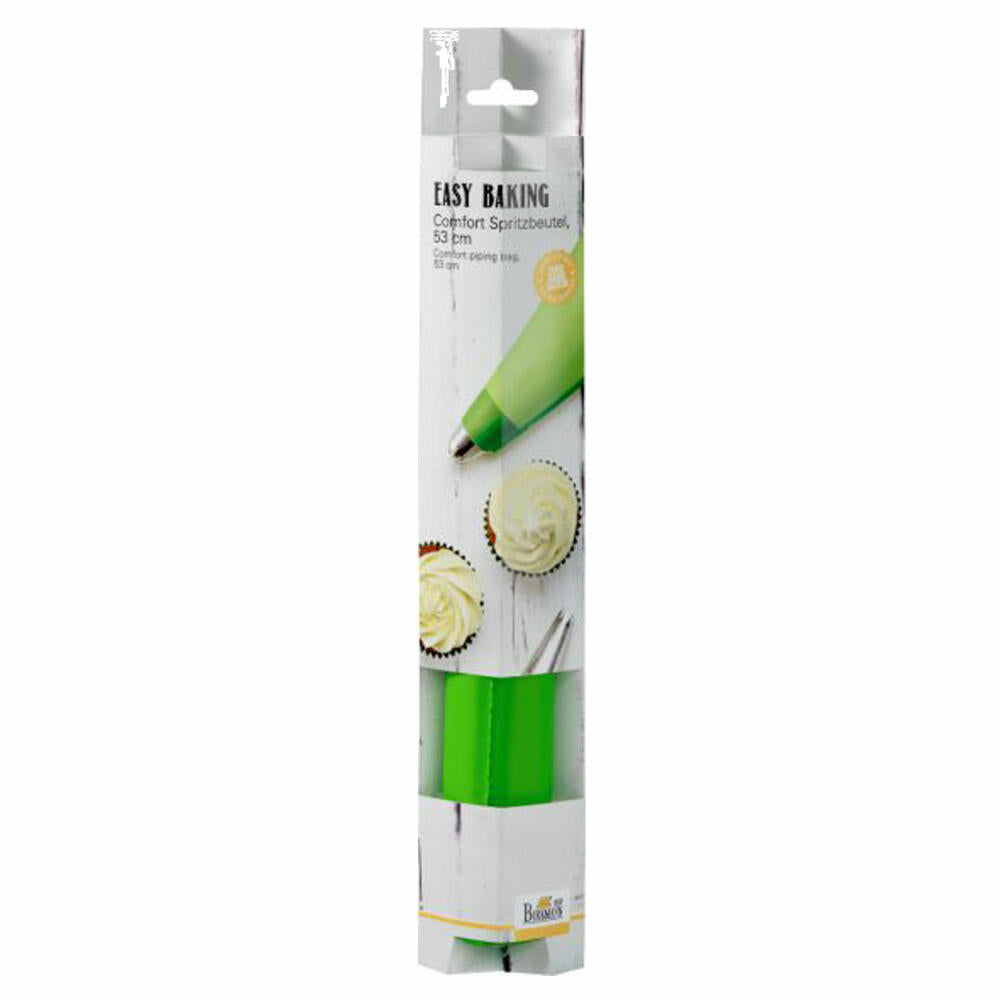 Birkmann Easy Baking Einwegspritzbeutel, Spritz Beutel, Back Dekoration, Backzubehör, Kunststoff, 53 cm, 410831