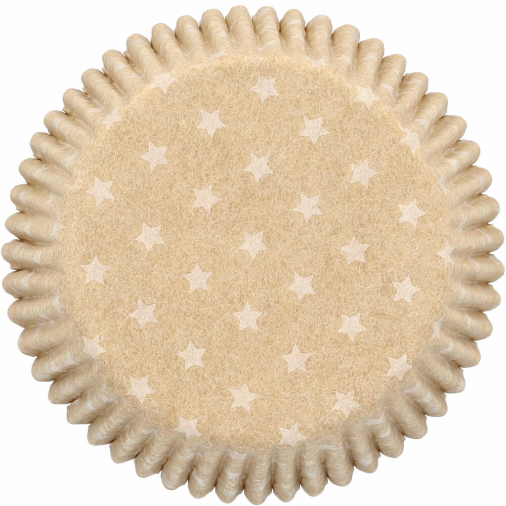 Birkmann Kraftpapierbackförmchen Ganzjahr, 75 Stück, Muffinbackförmchen, Papierbackförmchen, Papier, Ø 7 cm, 444942