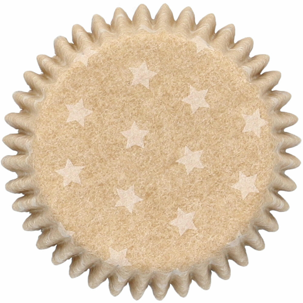 Birkmann Mini-Kraftpapierbackförmchen Ganzjahr, 75 Stück, Muffinbackförmchen, Papierbackförmchen, Papier, Ø 4 cm, 444959
