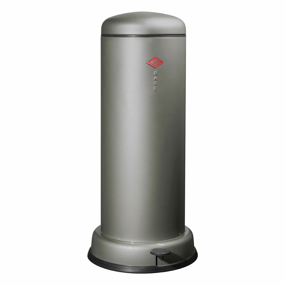 Wesco Tretabfallsammler Big Baseboy mit Dämpfer, Abfallsammler, Abfalleimer, Mülleimer, Stahlblech, Graphit, 30 L, 134731-13