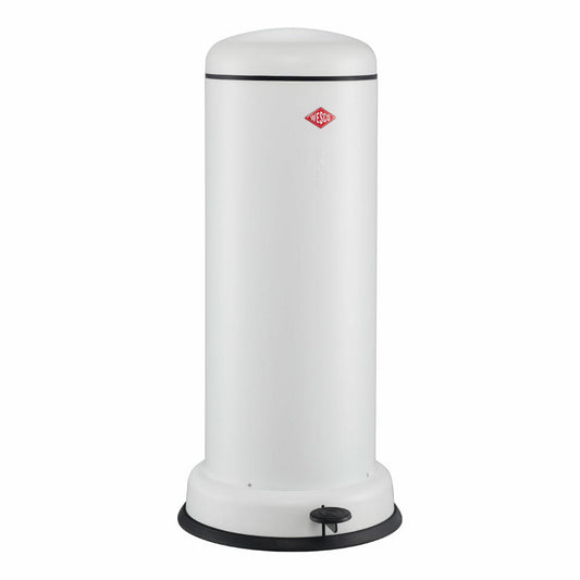 Wesco Baseboy 30 Treteimer, Abfalleimer, Mülleimer, Stahlblech, Weiß Matt, 30 L, 134731-74