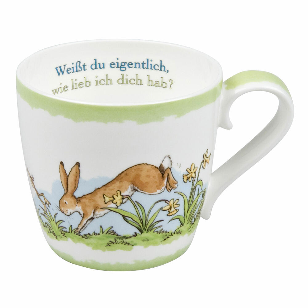 Könitz Do You Actually Know Mug, Spring, Cup, Coffee Cup, Bone China, Rabbits, 415 ml, 11 2 057 1531