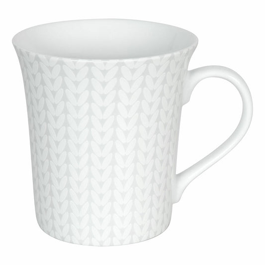 Könitz White Silence Wole Becher, Tasse, Kaffeebecher, Teetasse, Porzellan, 310 ml, 11 1 100 2393