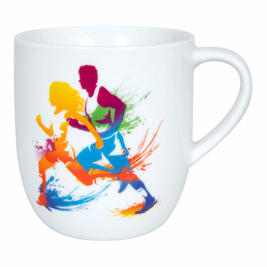 Könitz Mug Active - Running, Coffee Mug, Cup, Coffee Cup, Porcelain, 580 ml, 11 1 195 2626