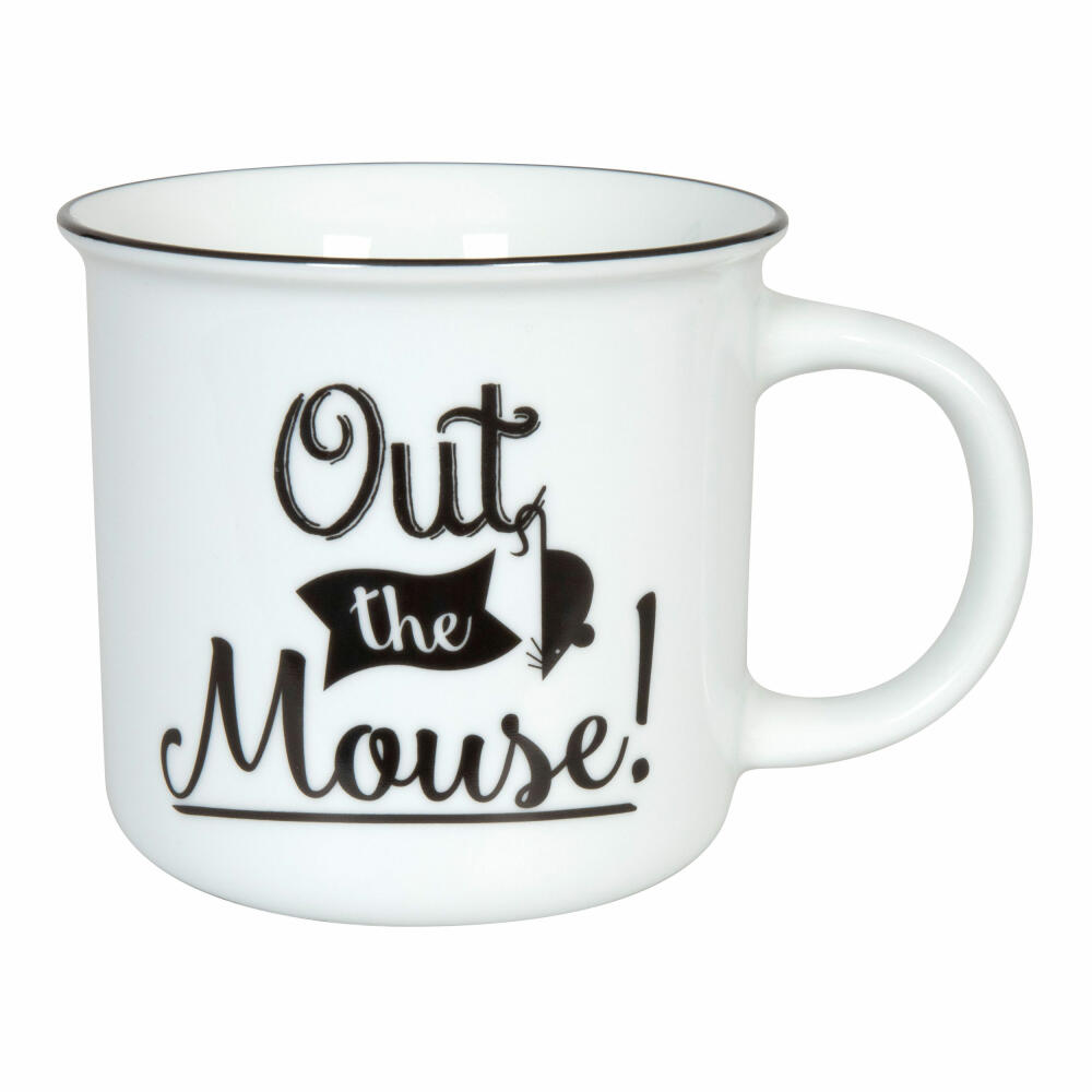 Könitz Becher DEnglish out the mouse, Kaffeebecher, Tasse, Kaffeetasse, Porzellan, 380 ml, 11 1 971 2644