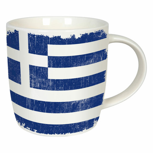 Könitz becher Vintage Flag Griechenland, Tasse, Kaffeebecher, New Bone China, Bunt, 350 ml, 11 7 275 2666