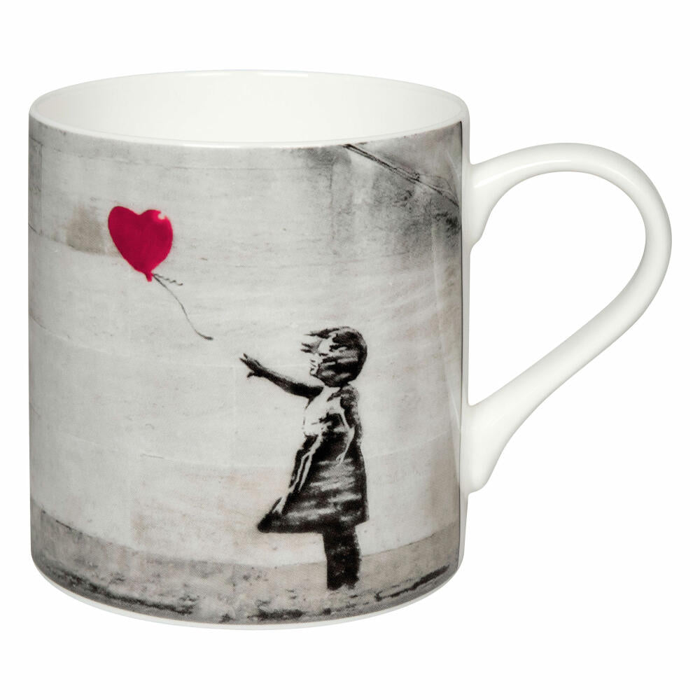 Könitz Mug Banksy - Girl with Balloon, Cup, Coffee Mug, Bone China, Colorful, 385 ml, 11 2 004 2721