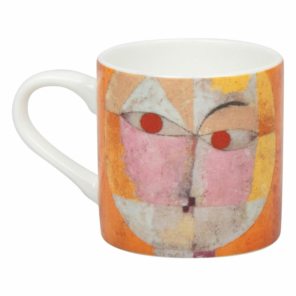 Könitz Espresso Cup Senecio Baldgreis - Paul Klee with Saucer, Mug, Bone China, Colorful, 95 ml, 11 5 304 2719
