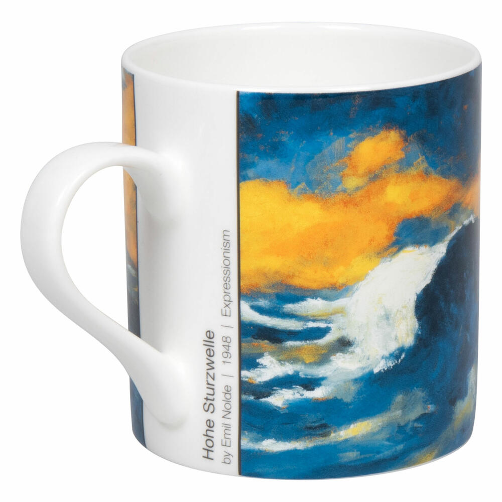 Könitz Mug High Crashing Wave - Emil Nolde, Cup, New Bone China, Blue, 385 ml, 11 2 004 2792