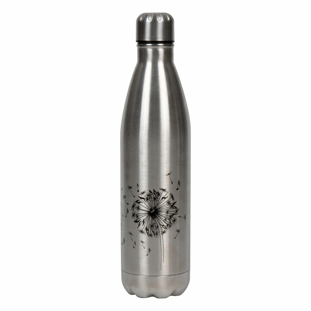 Könitz Thermo Bottle Music Dandelion, Insulated Bottle, Stainless Steel, Silver, 750 ml, 11 9 245 1775