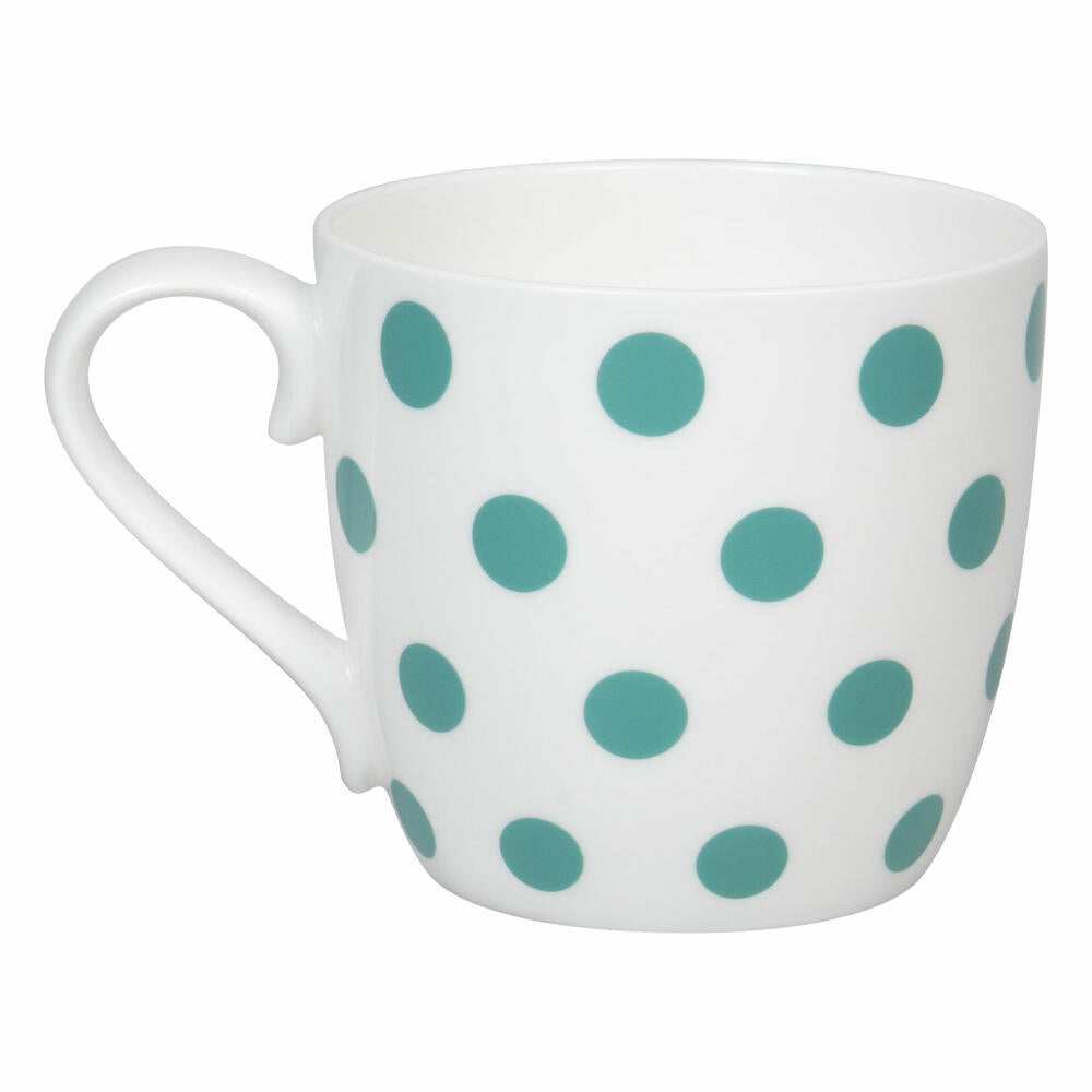 Könitz Becher Dots - Jadegreen, Cup, Bone China, Green, 425 ml, 11 2 057 2824