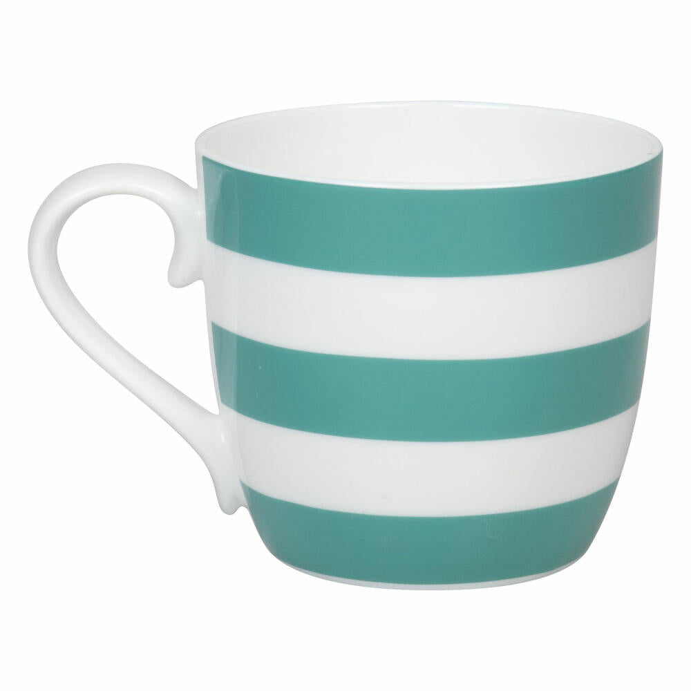 Könitz Mug Stripes - Jadegreen, Cup, Bone China, Green, 425 ml, 11 2 057 2829