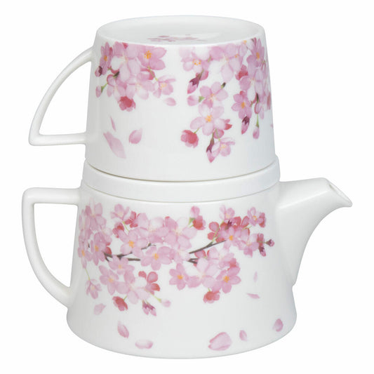 Könitz tea set Tea for me - Cherry Blossoms, Porcelain, Pink, 650 ml, 11 5 976 2685