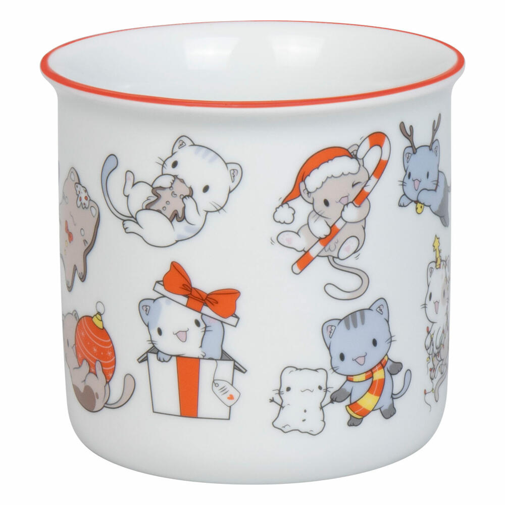 Könitz Mug Lovely Cats Christmas, Cup, Porcelain, Colorful, 380 ml, 11 1 971 2832
