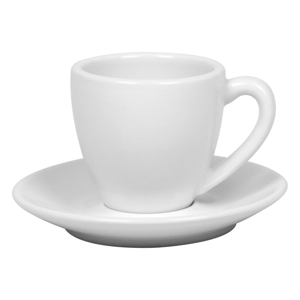 Könitz Espressotassen 2er Set Coffee Bar TWO, Tasse, Porzellan, Weiß, 80 ml, 1758000002