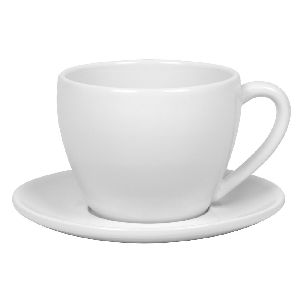 Könitz Kaffeetassen 2er Set Coffee Bar FIVE, Tasse, Porzellan, Weiß, 330 ml, 1758000005