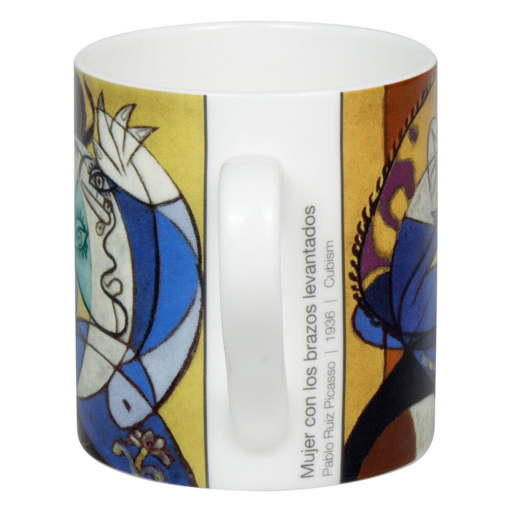 Könitz Mug Mujer con los brazos, Cup, Coffee Cup, Bone China, Colorful, 400 ml, 1120042839