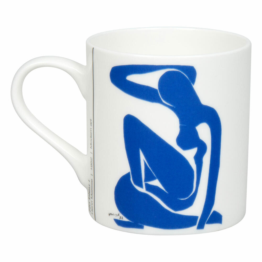 Könitz Becher Nu bleu I - Matisse, Tasse, Bone China, Blau, 400 ml, 11 2 004 2923