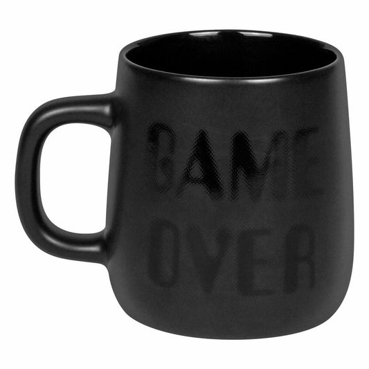 Könitz Becher Game over, Tasse, New Bone China, Schwarz, 395 ml, 11 7 239 2905