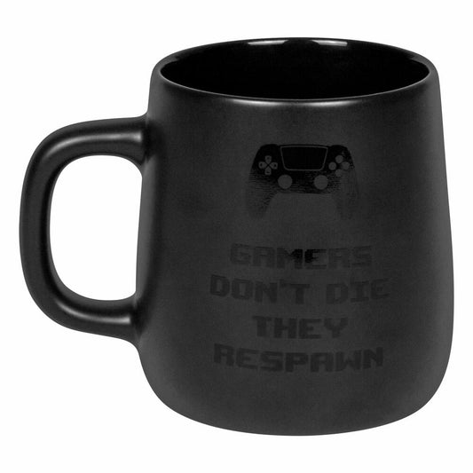 Könitz Becher Gamers dont die, New Bone China, Schwarz, 395 ml, 11 7 239 2906