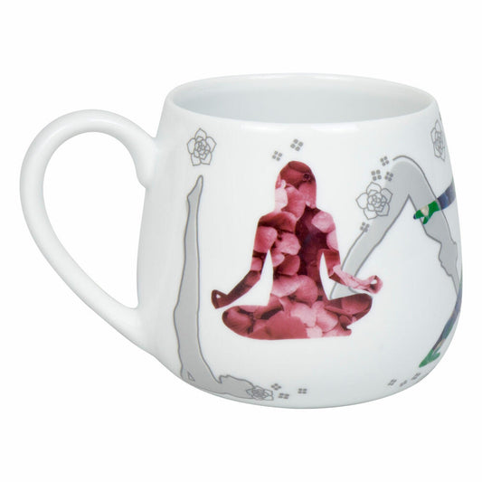 Könitz Kuschelbecher Yoga in Nature, Porzellan, Lila, 400 ml, 11 1 143 2934