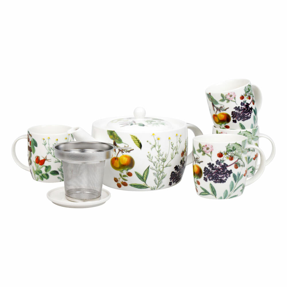 Könitz Tee-Set 6-tlg. My favourite Tea - Fruits & Herbs, New Bone China, Bunt, 1400 ml, 11 5 000 2969