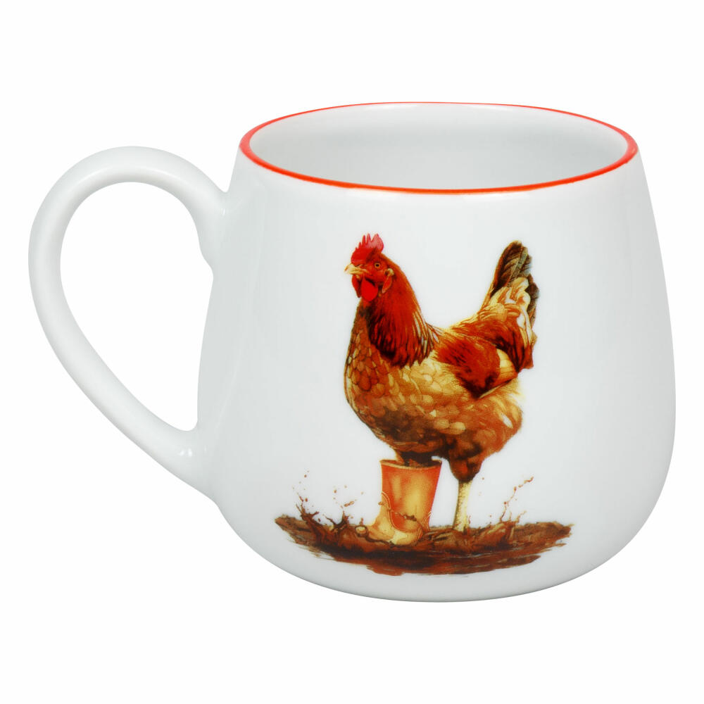 Könitz Kuschelbecher Tapsige Henne, Porzellan, Braun, 400 ml, 11 1 143 2962