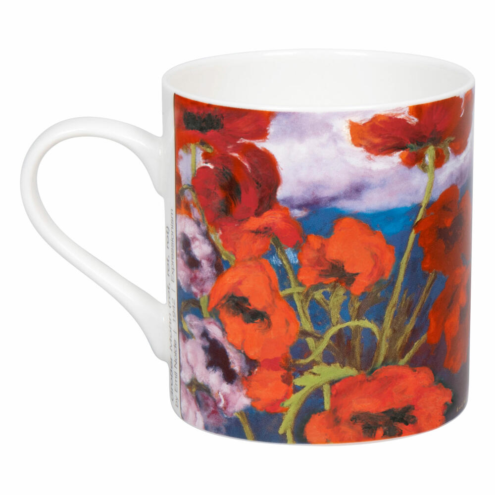 Könitz Becher Großer Mohn - Emil Nolde, in Geschenkbox, Bone China, Rot, 400 ml, 11 5 004 2791